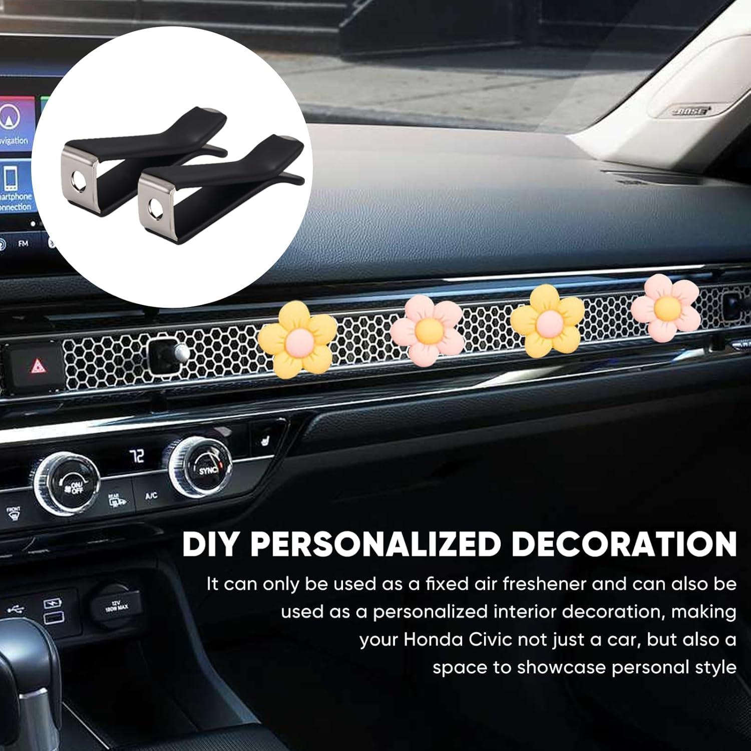 10 Clips de Ventilación + 3 Adaptadores Honda Civic 11ª Gen