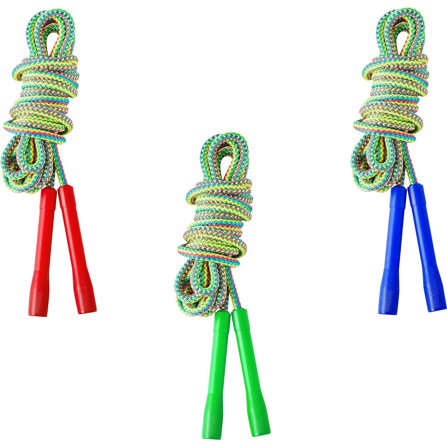 Cuerda de Salto Doble Holandesa LAON 6 m Arcoíris Antideslizante