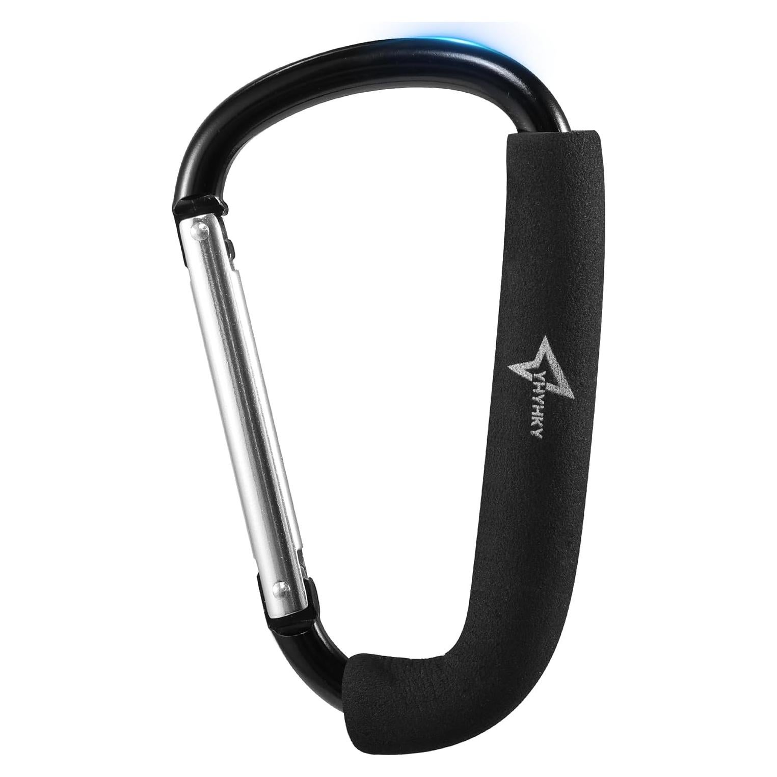 Gancho para Cochecito Aluminio 16 cm con Mango de Espuma