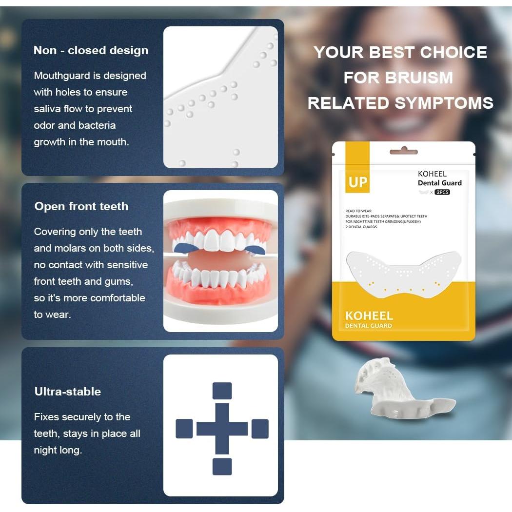 Protector Bucal KOHEEL para Bruxismo y TMJ - Ligero y Reutilizable