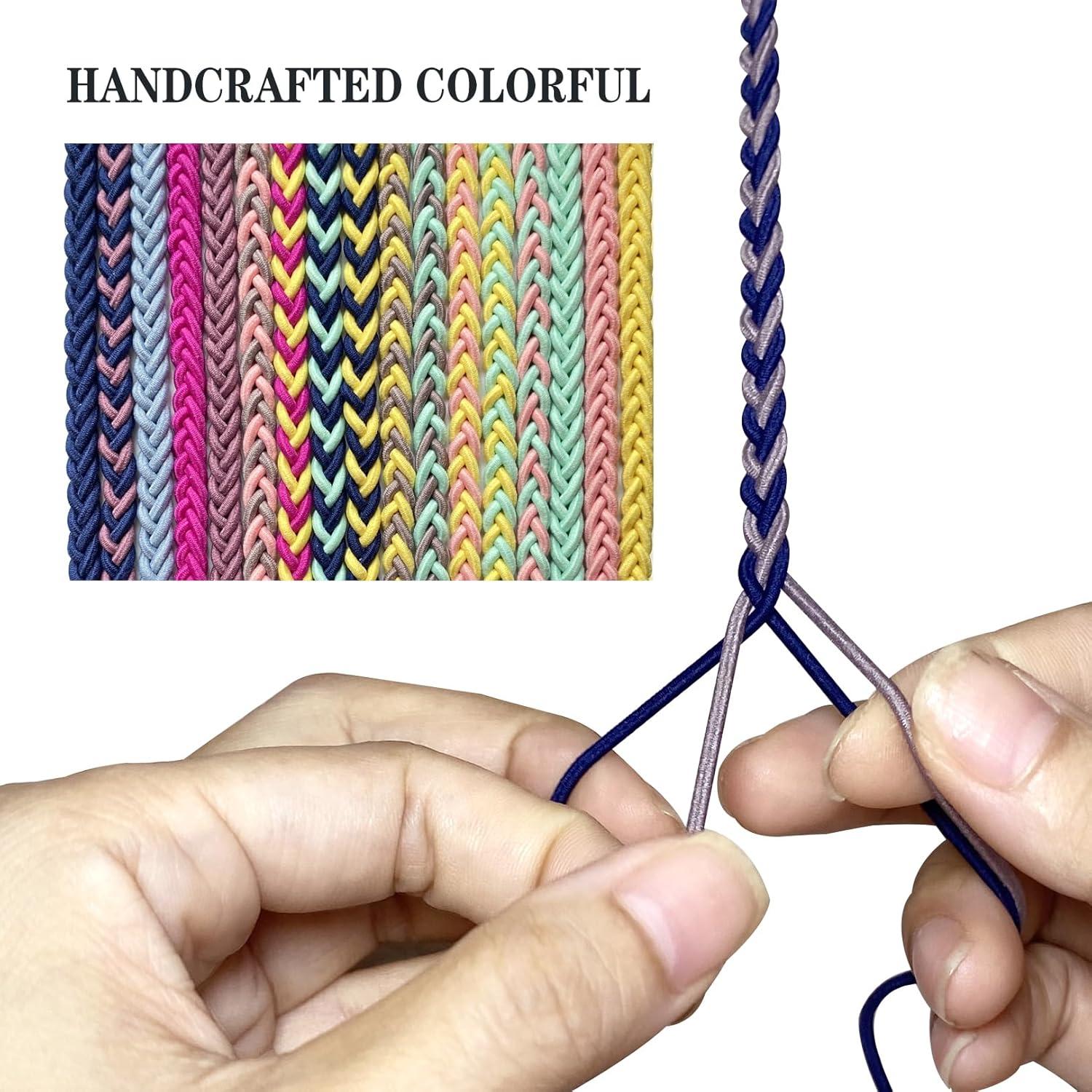 2 Bandas de Pelo Elásticas SISYOUP Aqua 63.5cm y 88.9cm