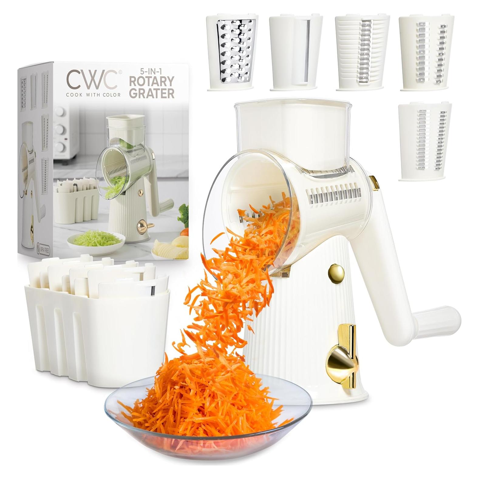 Rallador de Queso Rotativo Cook With Color 5 Cuchillas