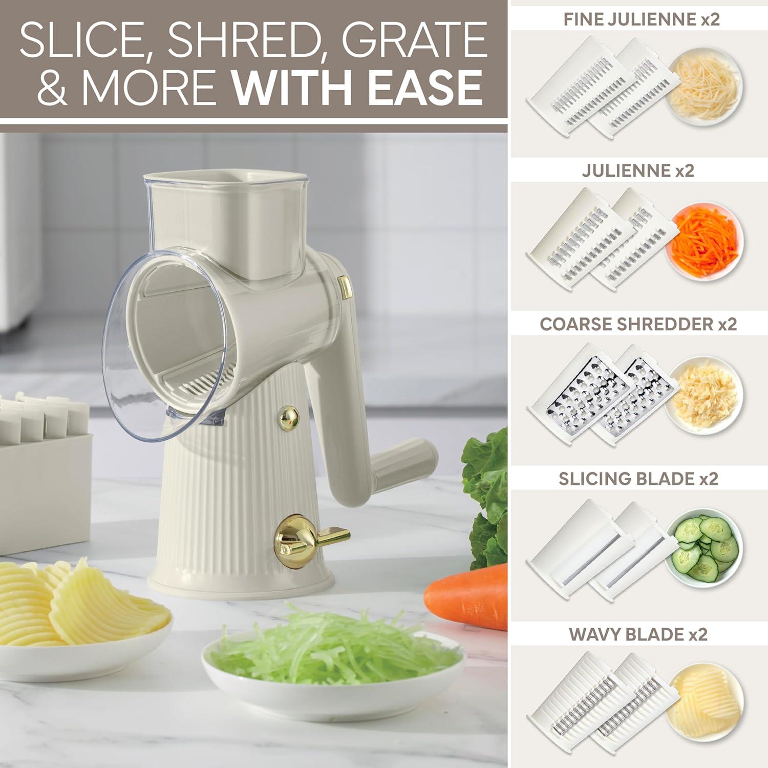 Rallador de Queso Rotativo Cook With Color 5 Cuchillas