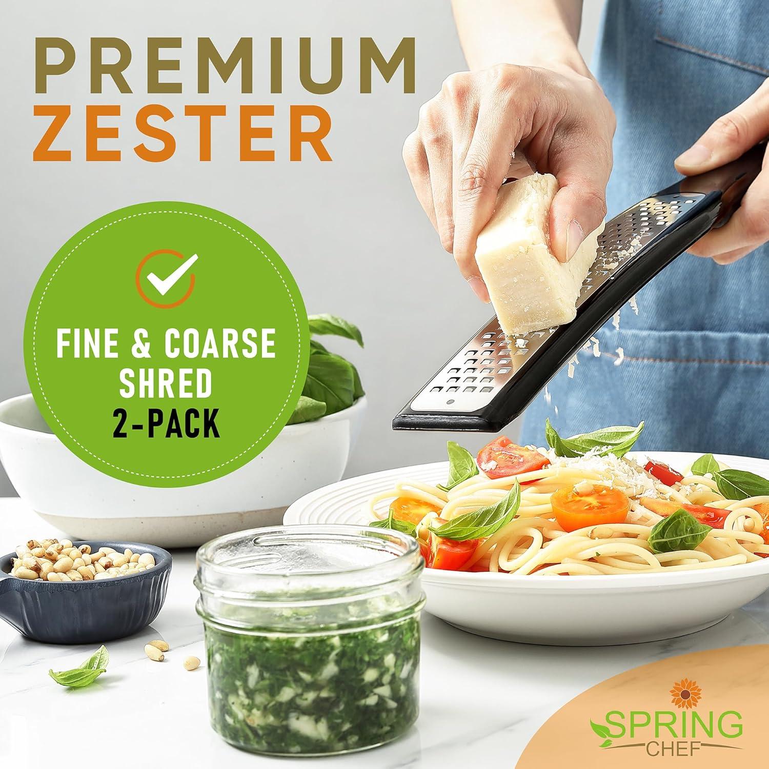 Rallador de Limón y Jengibre Spring Chef - Acero Inoxidable