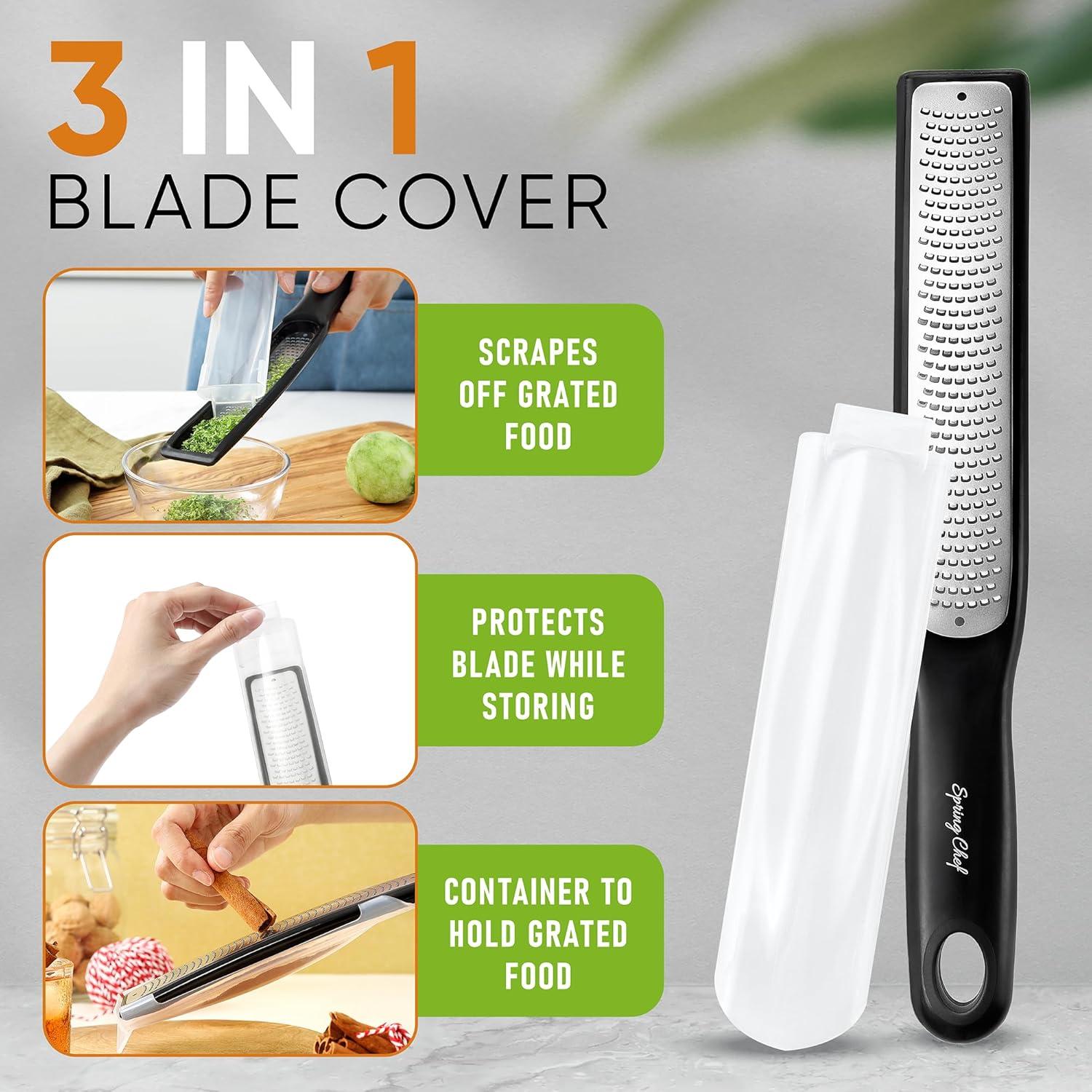 Rallador de Limón y Jengibre Spring Chef - Acero Inoxidable