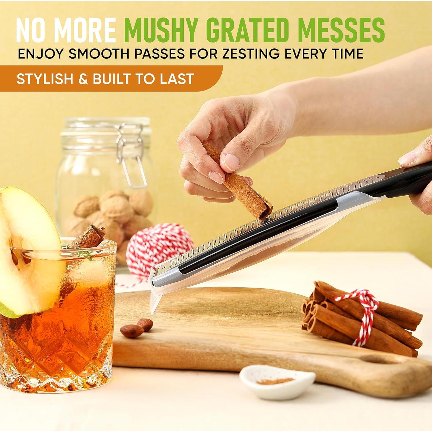 Rallador de Limón y Jengibre Spring Chef - Acero Inoxidable