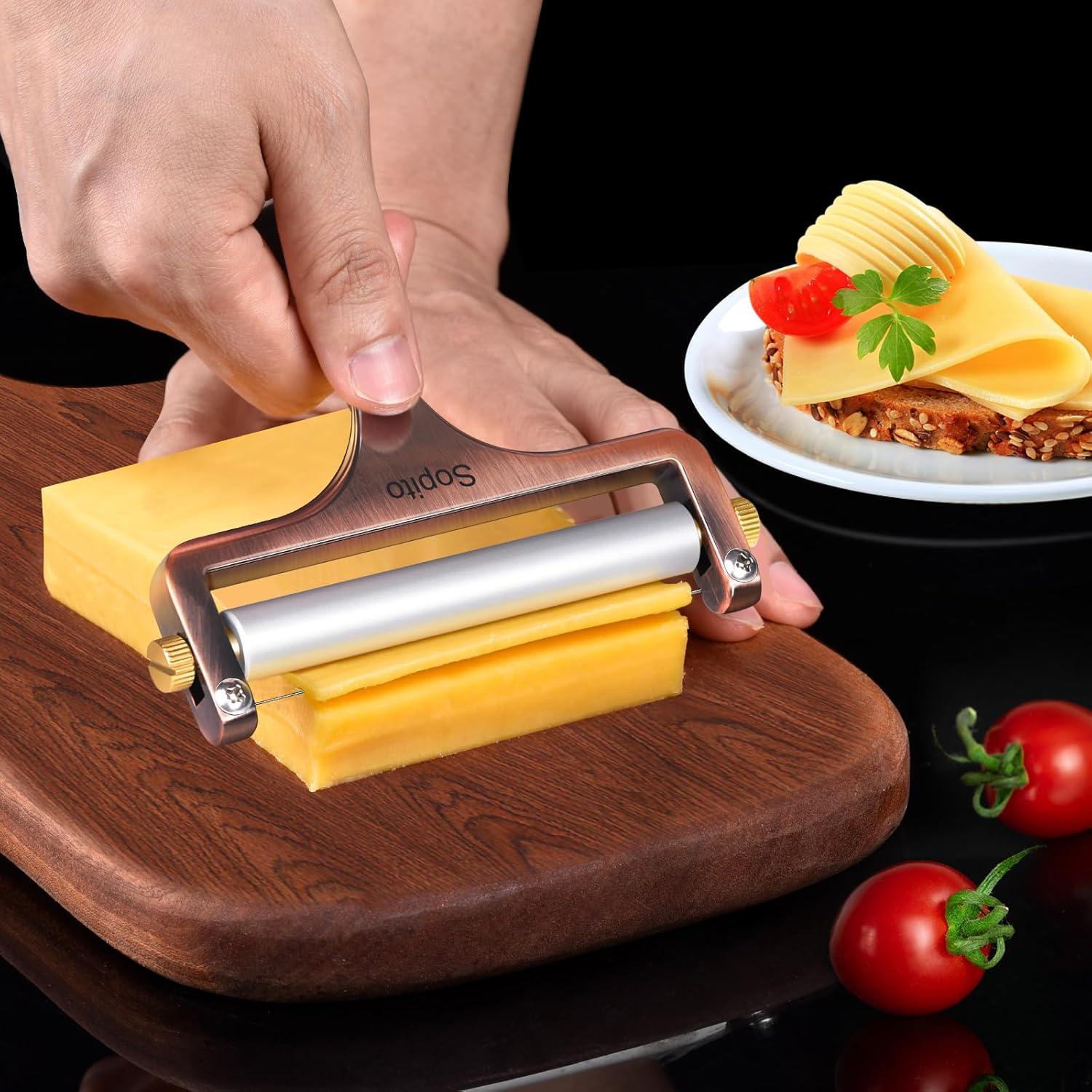 Cortador de Queso Sopito de Acero Inoxidable Ajustable 10 cm
