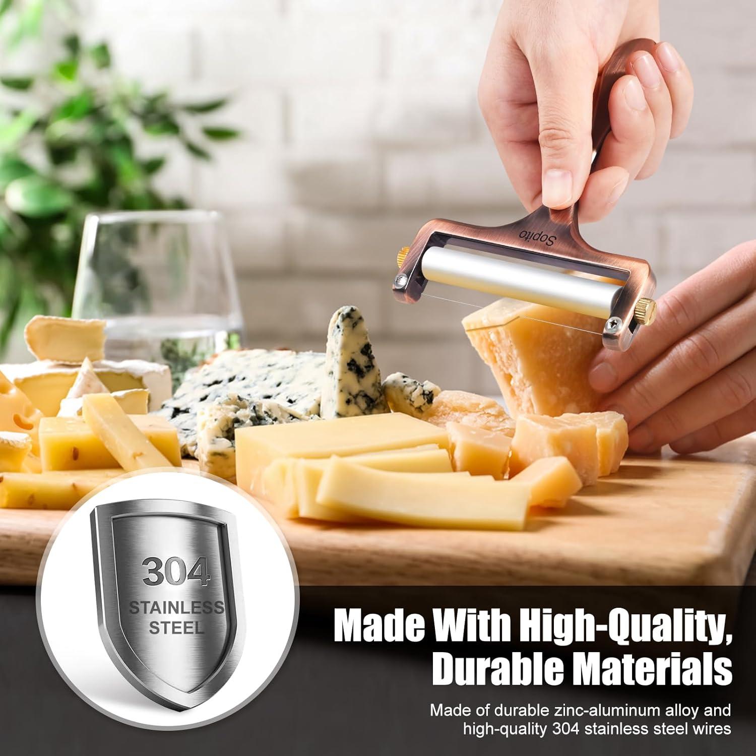 Cortador de Queso Sopito de Acero Inoxidable Ajustable 10 cm