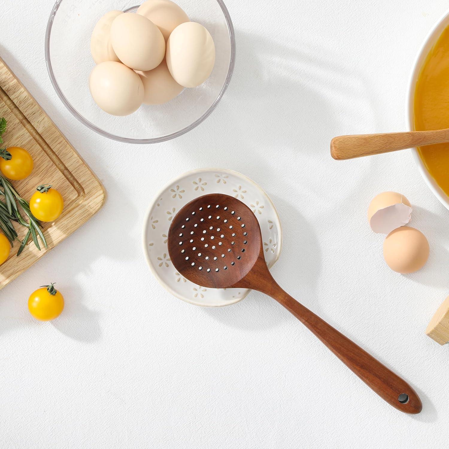 Soporte de Cuchara de Cerámica MALACASA 12.2 cm Diseño Moderno