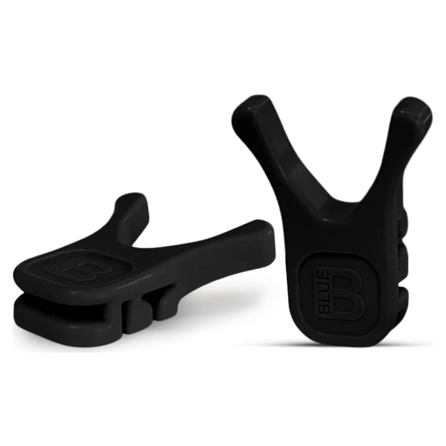 Soporte de Cuchara de Silicona Blue Bosti - 2PK Negro