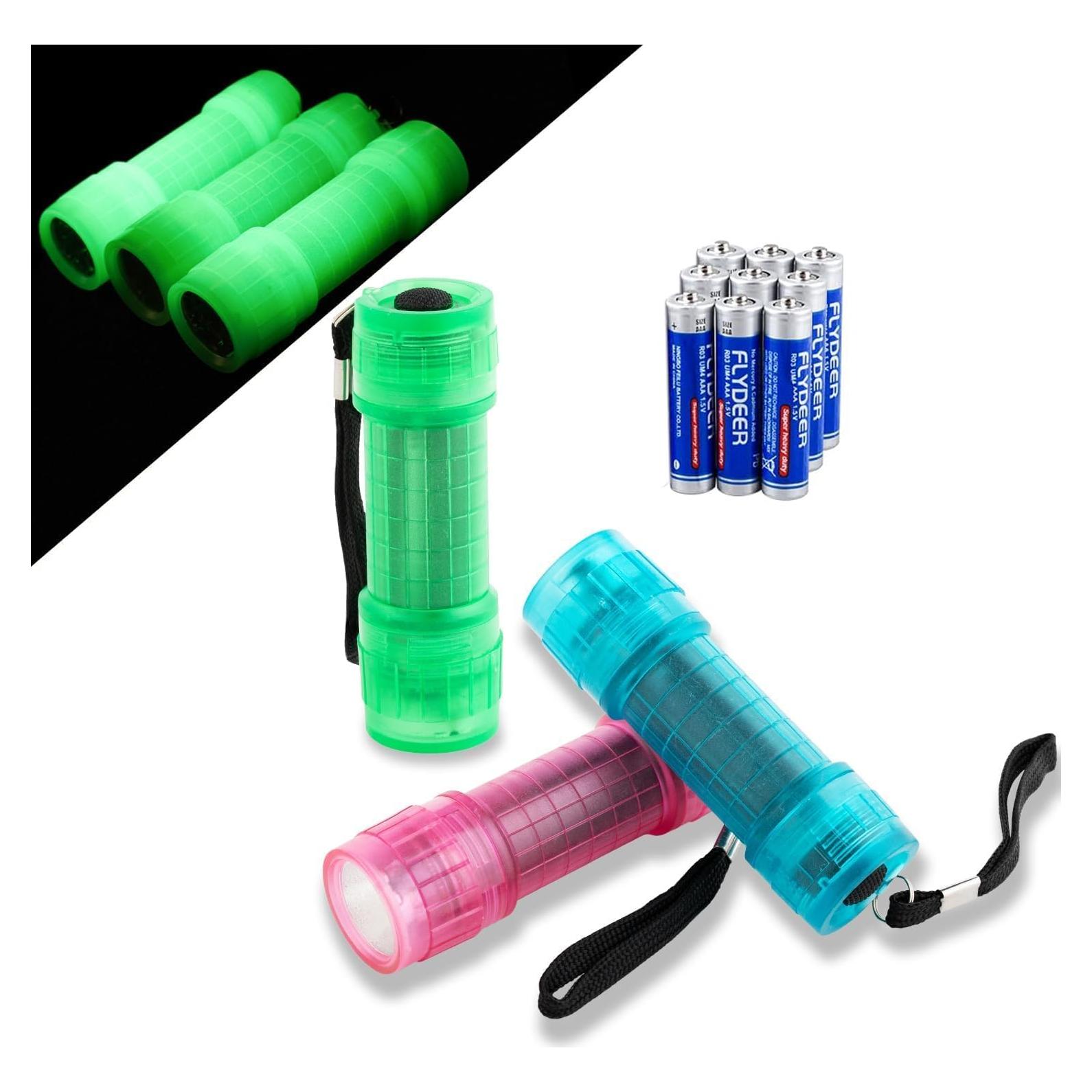 Linternas Mini Brillantes en la Oscuridad KunHe - 3 Paquete