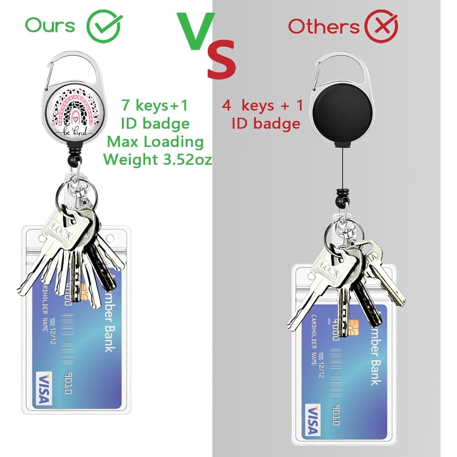 Clip de Insignia Retráctil Gctriki 3 Piezas Be Kind