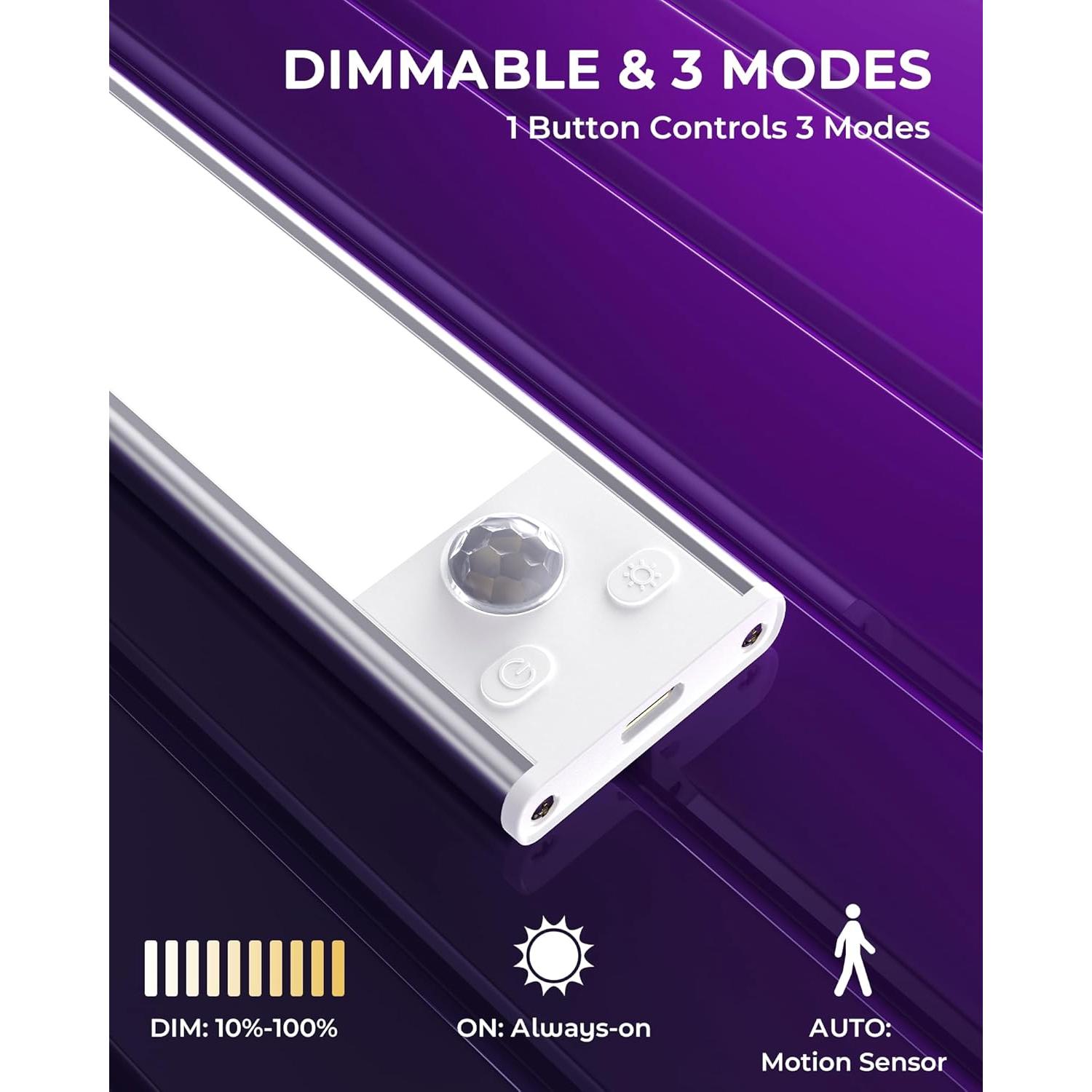 Luces Bajo Gabinete HONGKONG YEEZEN 3 Colores 1500mAh LED