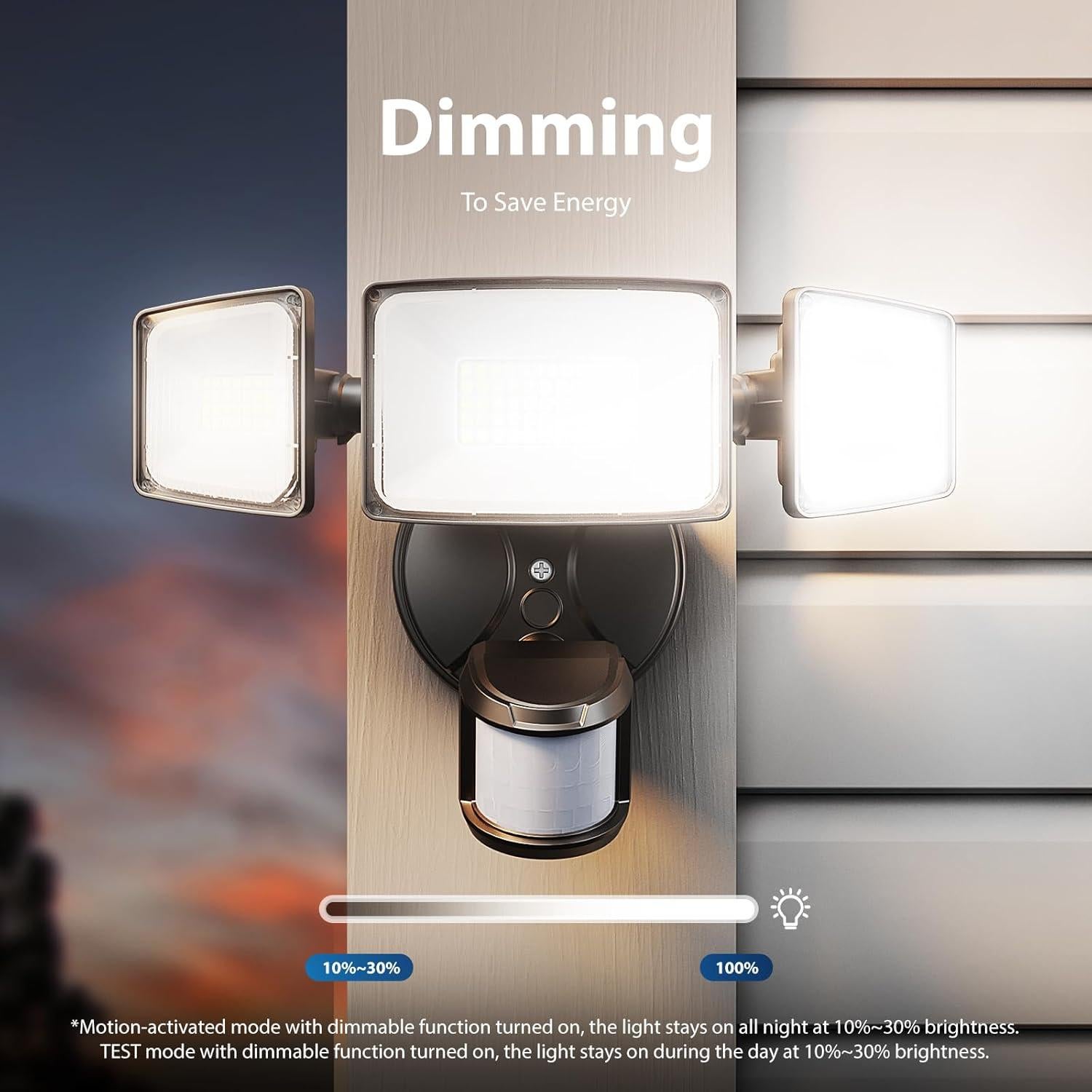 Onforu Luz de Inundación LED 75W 7500LM IP65 Negro