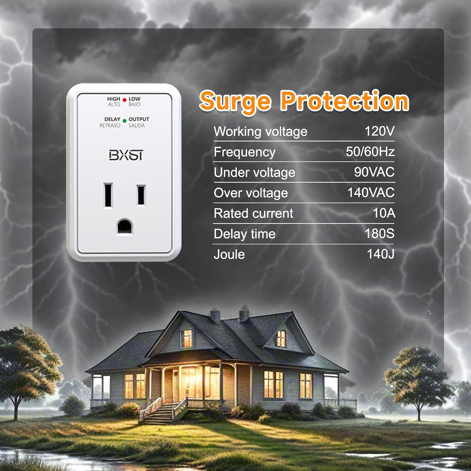 Protector de Sobretensión BXST 140J para Electrodomésticos 120V