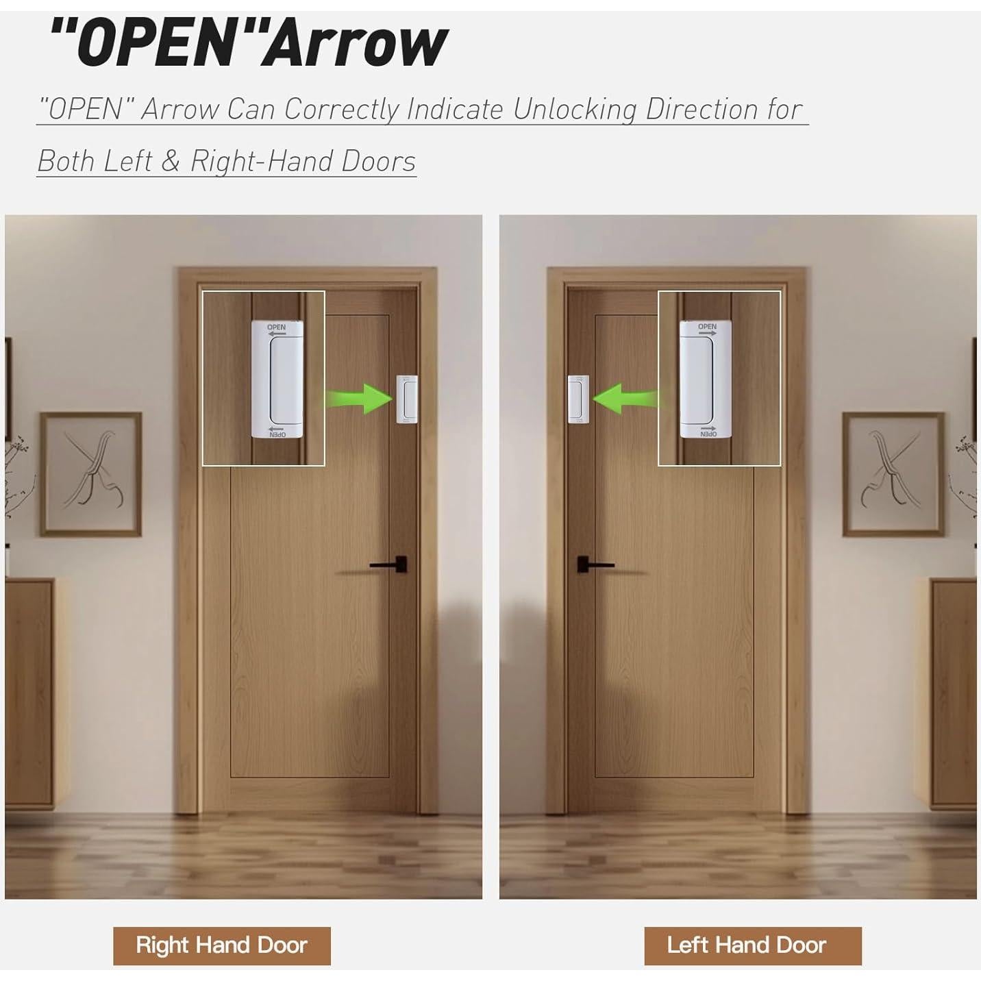 Cerradura de Refuerzo de Seguridad Awdia Blanca 1 Paquete