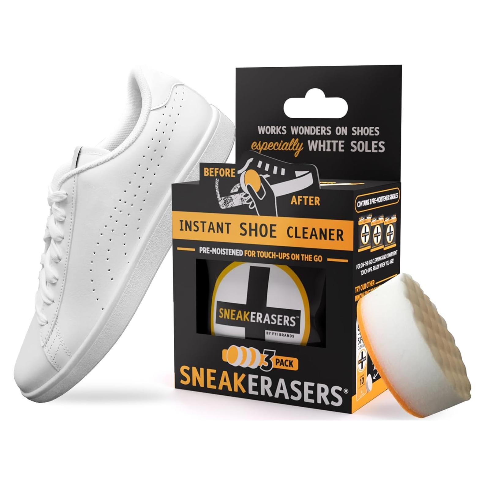 Esponja Limpiadora SneakERASERS para Zapatillas Blancas - Paquete de 3