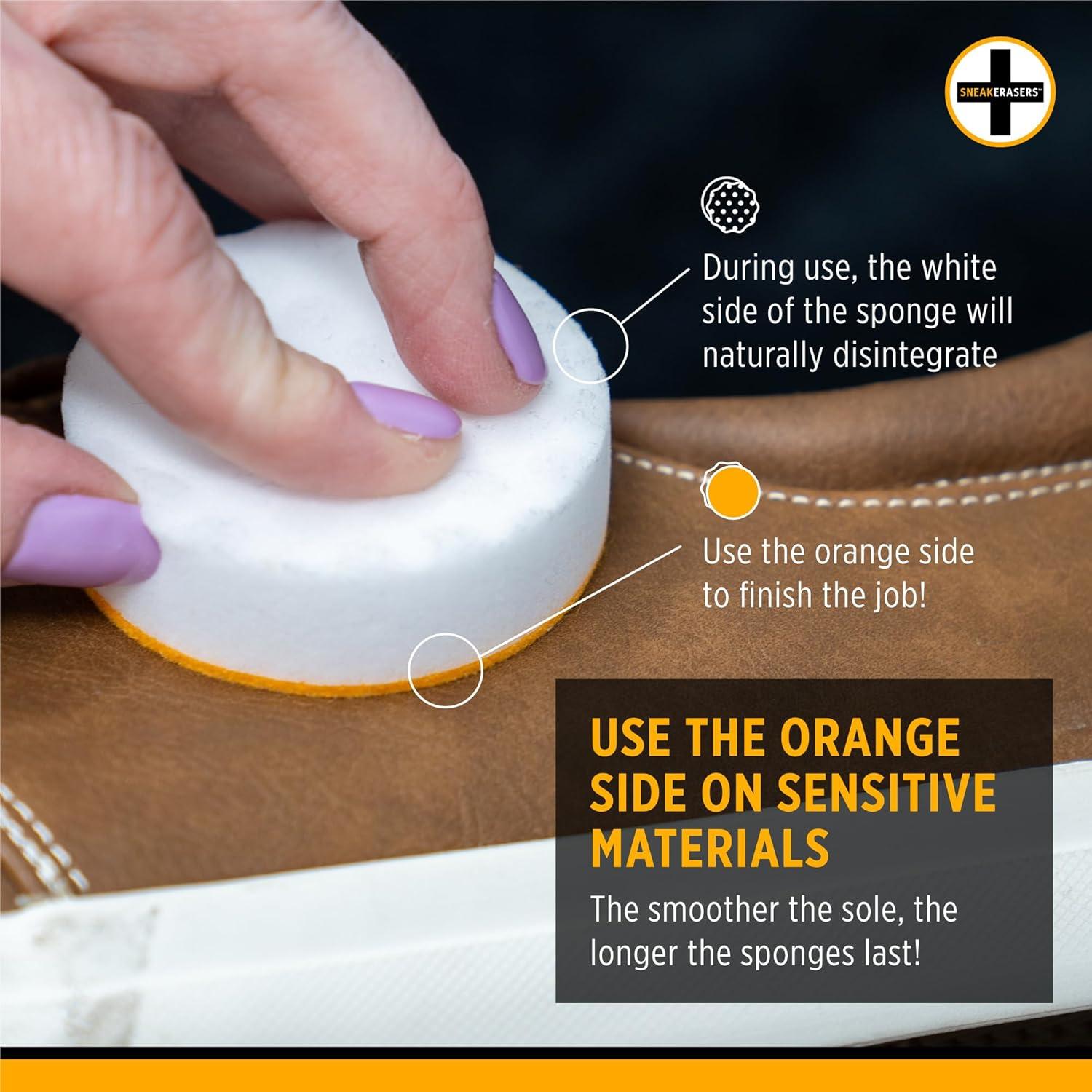 Esponja Limpiadora SneakERASERS para Zapatillas Blancas - Paquete de 3