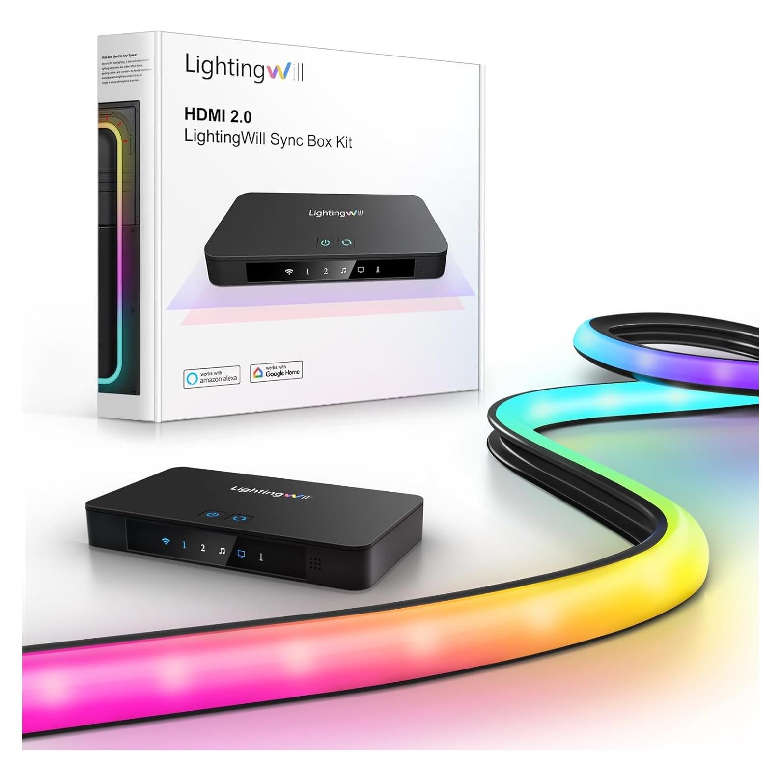 Tira de luz LED LightingWill 3M para TV 40-50" RGB-IC