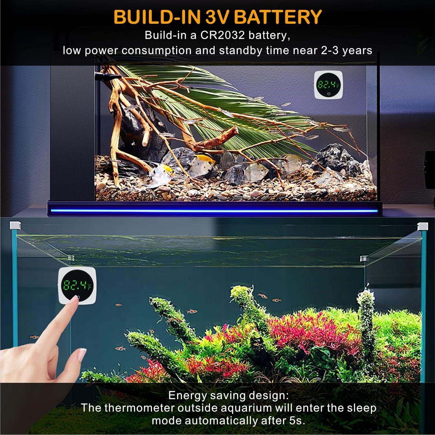 Termómetro Digital para Acuario Ainoora ATWF-100 LED Táctil