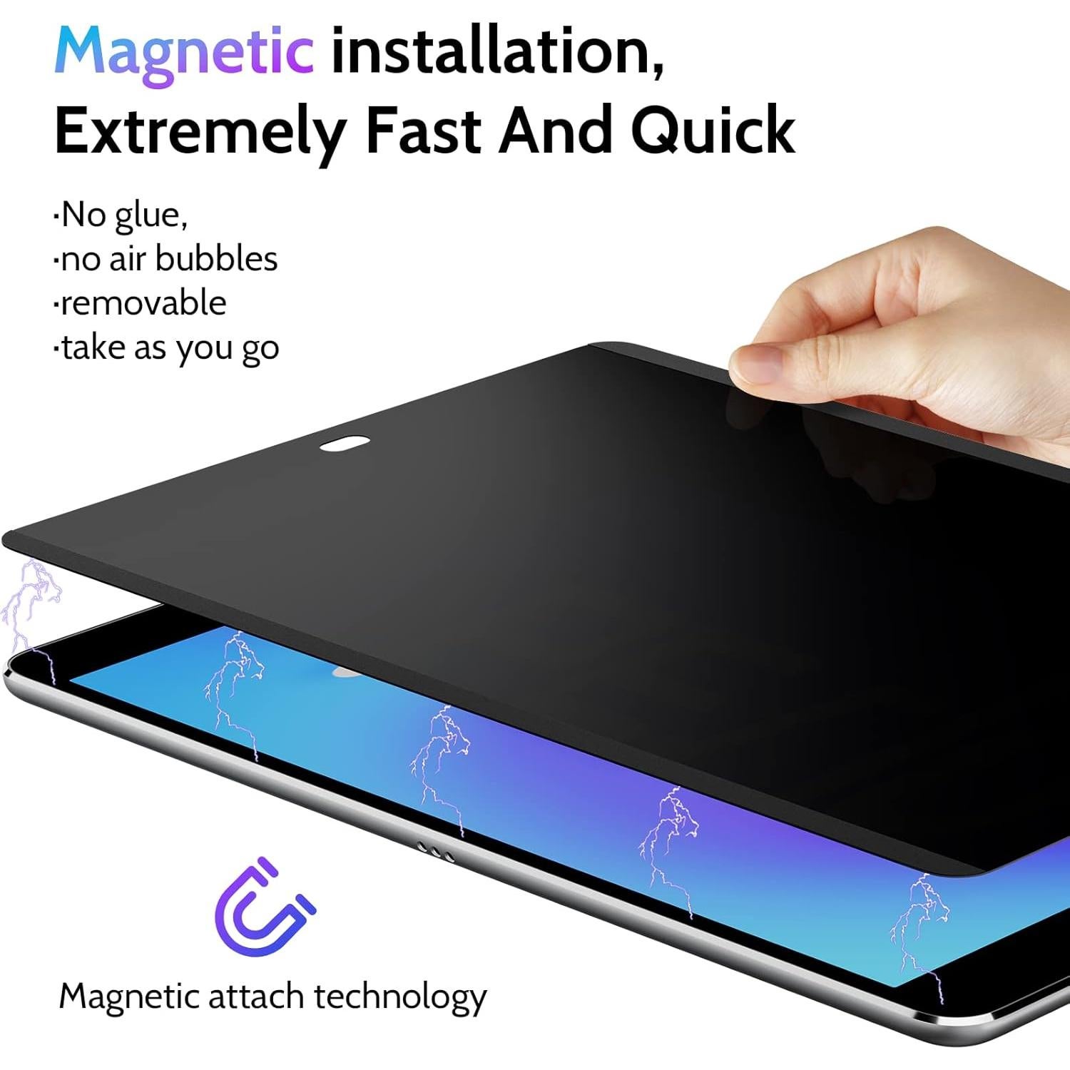 Protector de Pantalla de Privacidad Peslv para iPad 10.2" y Pro 10.5"