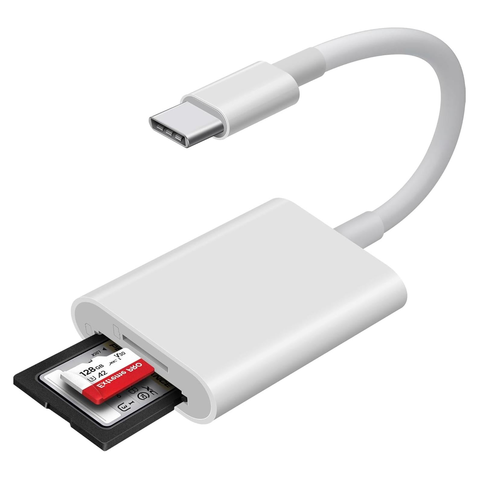 Lector de Tarjetas SD USB-C WNXSLOAD con 2 Ranuras
