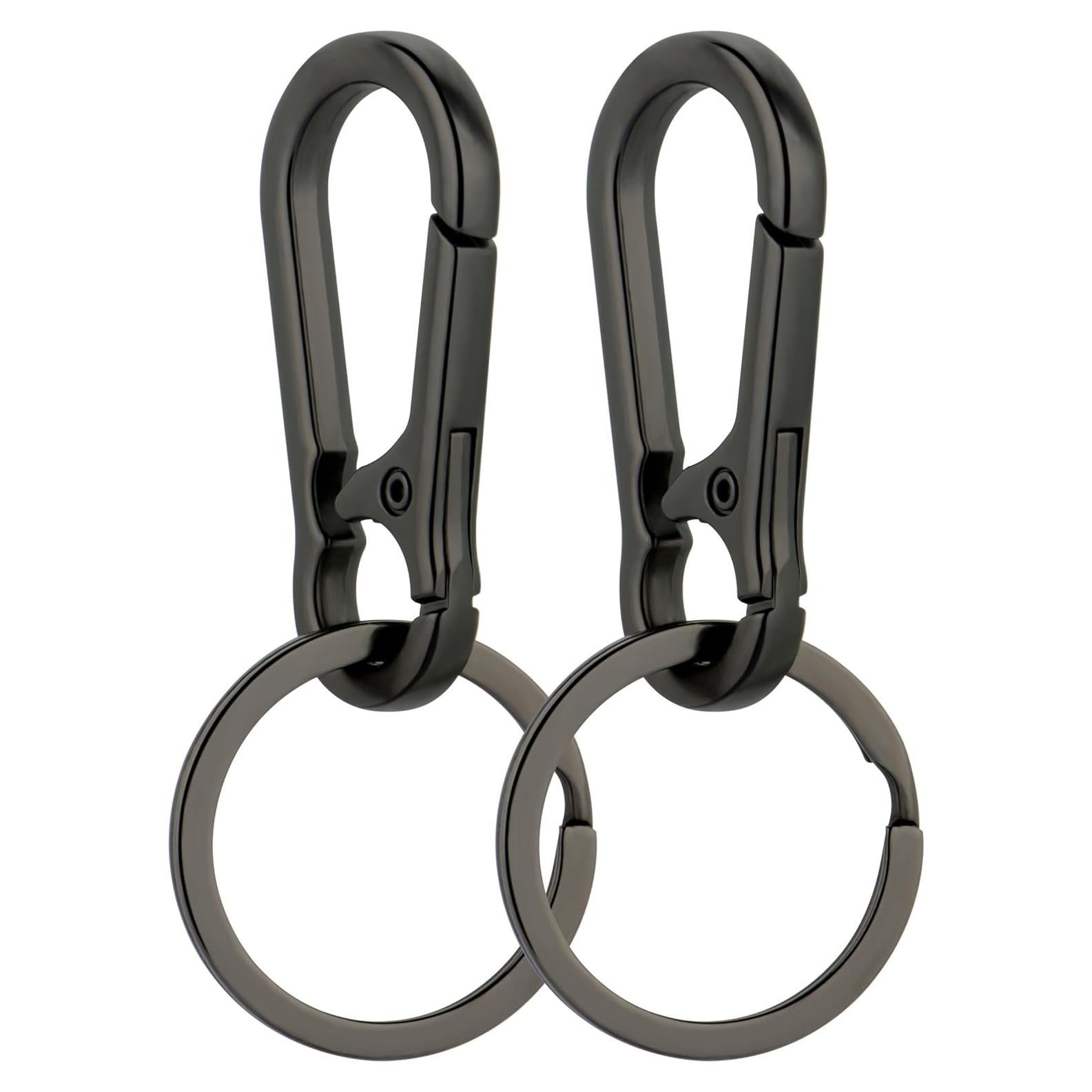 Llavero Organizador de Metal Wikavanli 2 Piezas - Negro