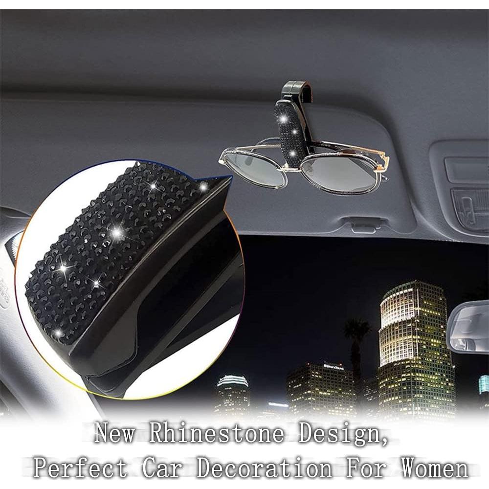 Juego de 2 Sujetadores de Gafas de Sol Turcee con Rhinestones