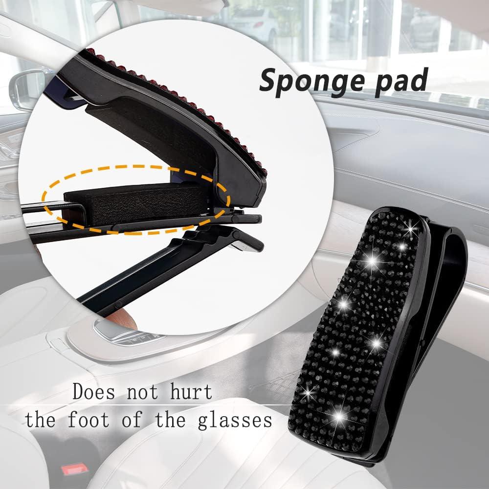 Juego de 2 Sujetadores de Gafas de Sol Turcee con Rhinestones