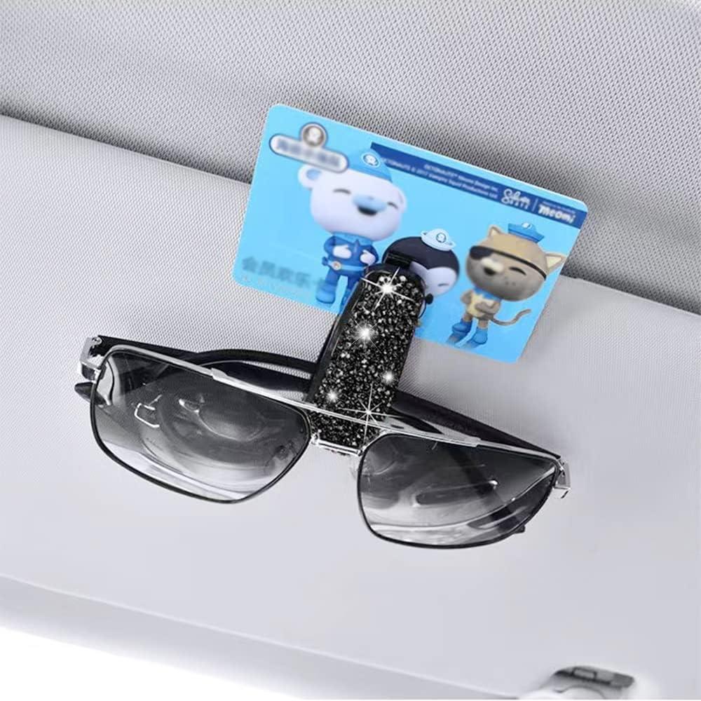 Juego de 2 Sujetadores de Gafas de Sol Turcee con Rhinestones