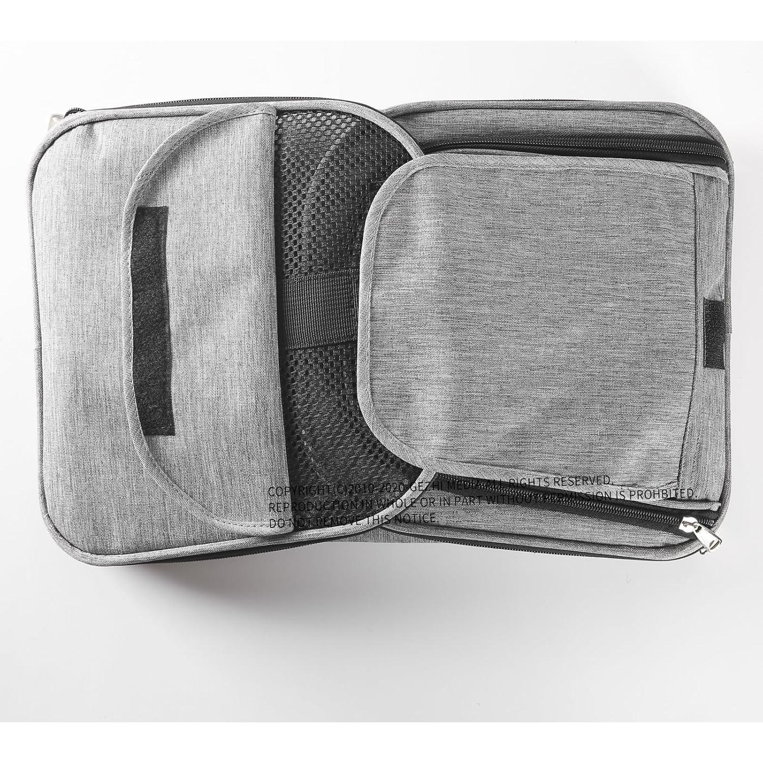 Transportadora de Mascotas Gris para Gatos y Perros hasta 11.79 kg