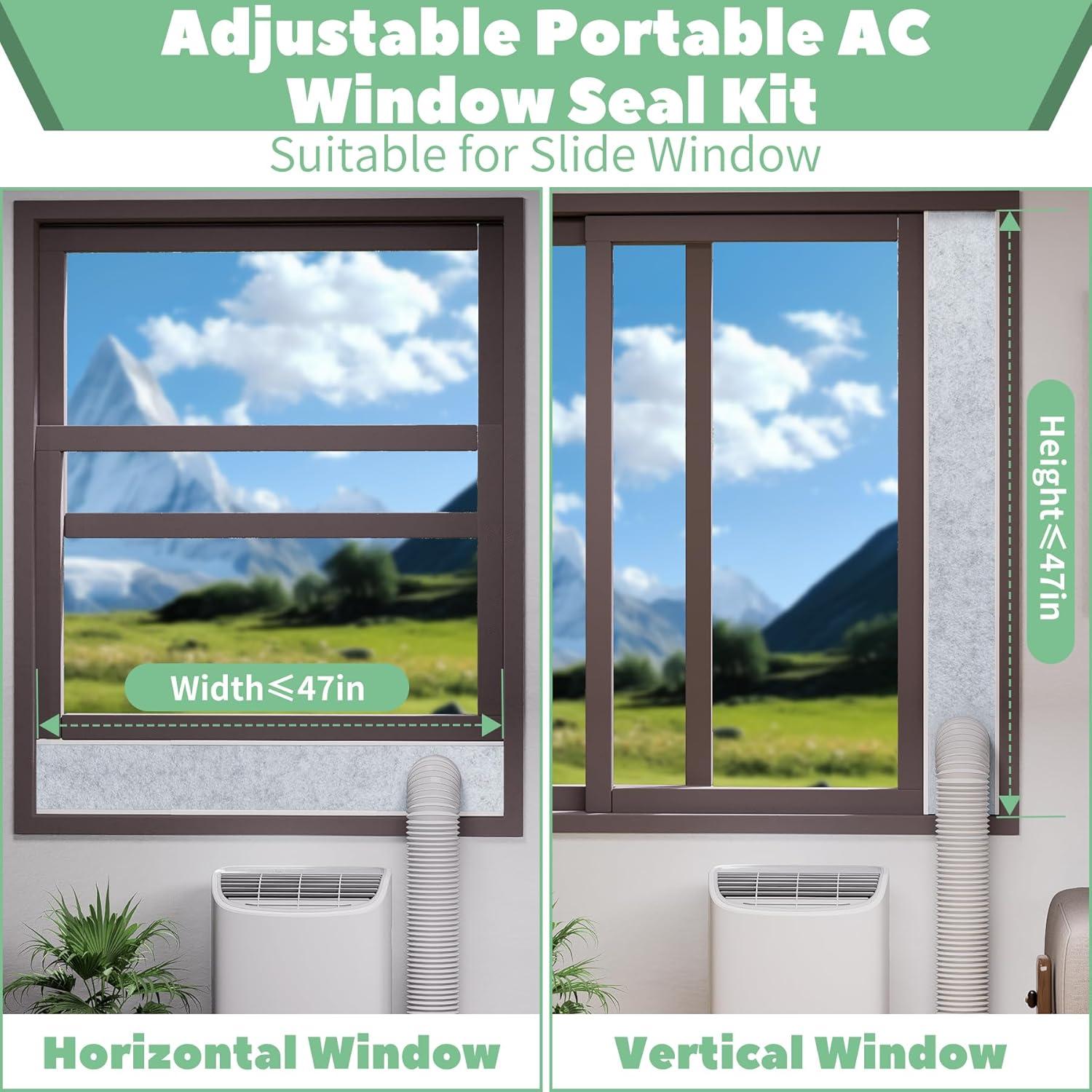 Kit de Ventilación para Aire Acondicionado Portátil Memrita 5"