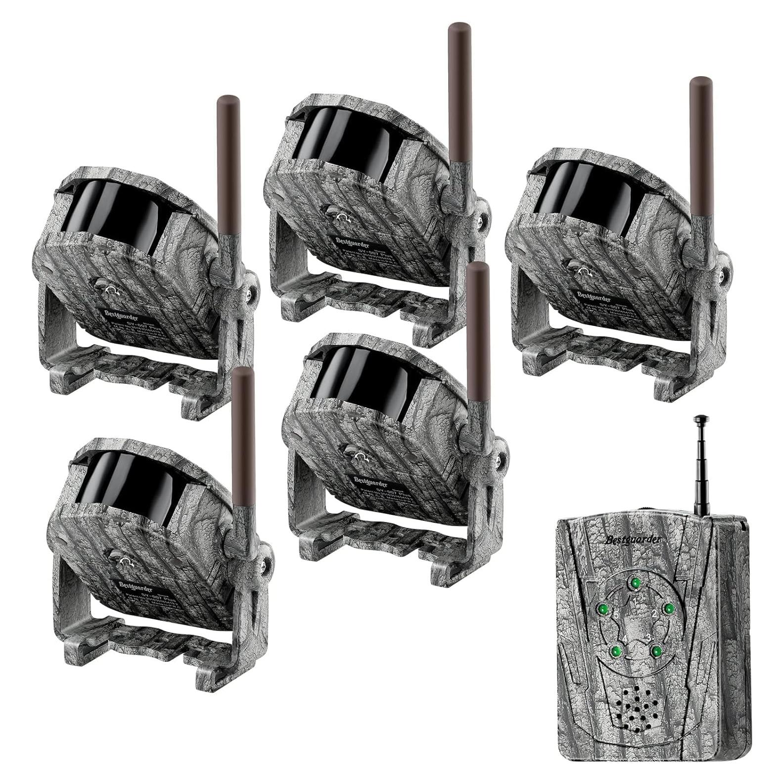 Kit de Alarma Inalámbrica Bestguarder SY007Plus 300m 5 Detectores