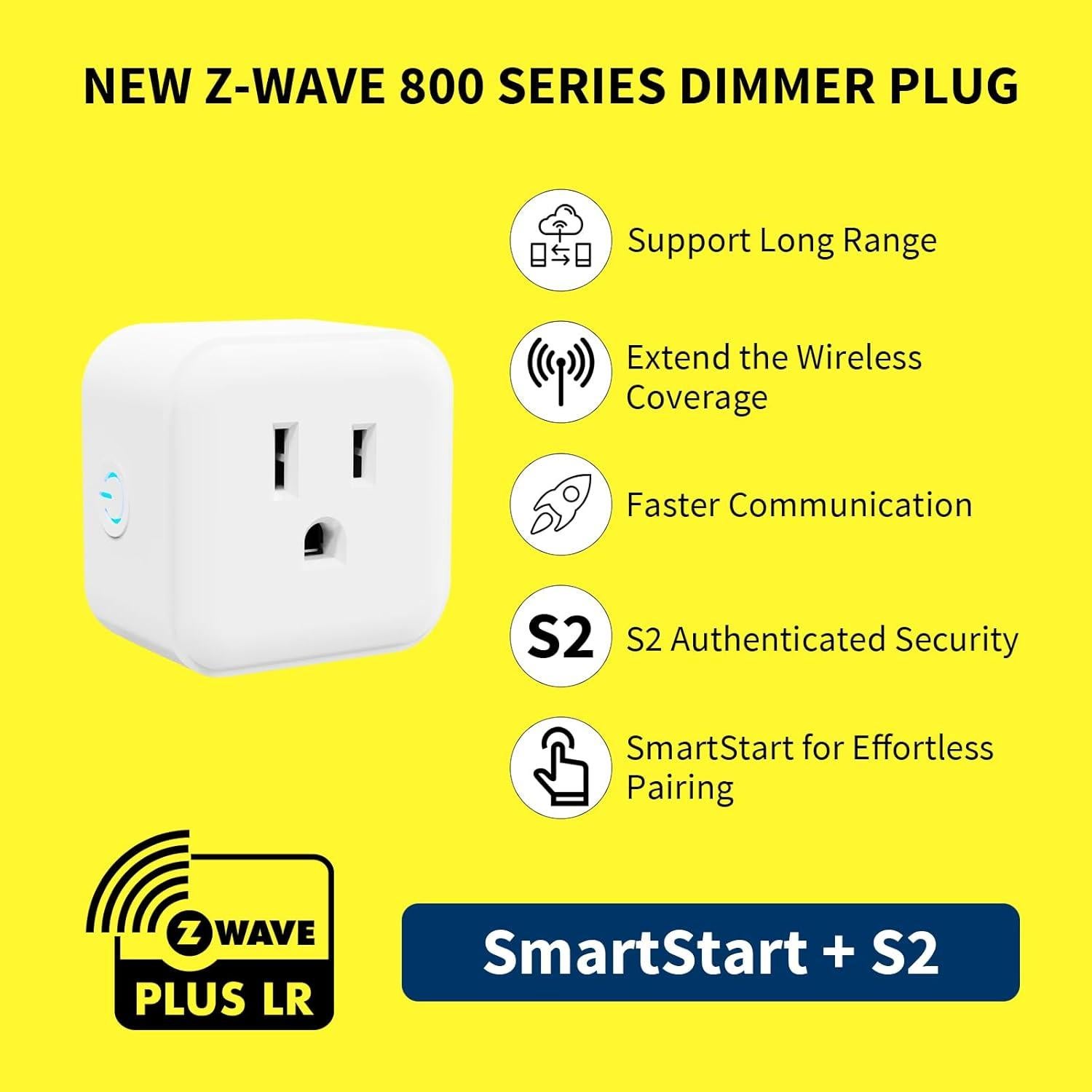 Enchufe Regulador Z-Wave Minoston MP21ZD 200W Inteligente