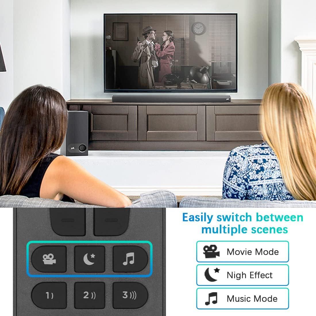 Control Remoto Universal Polk Audio RE6214-1 para Barra de Sonido