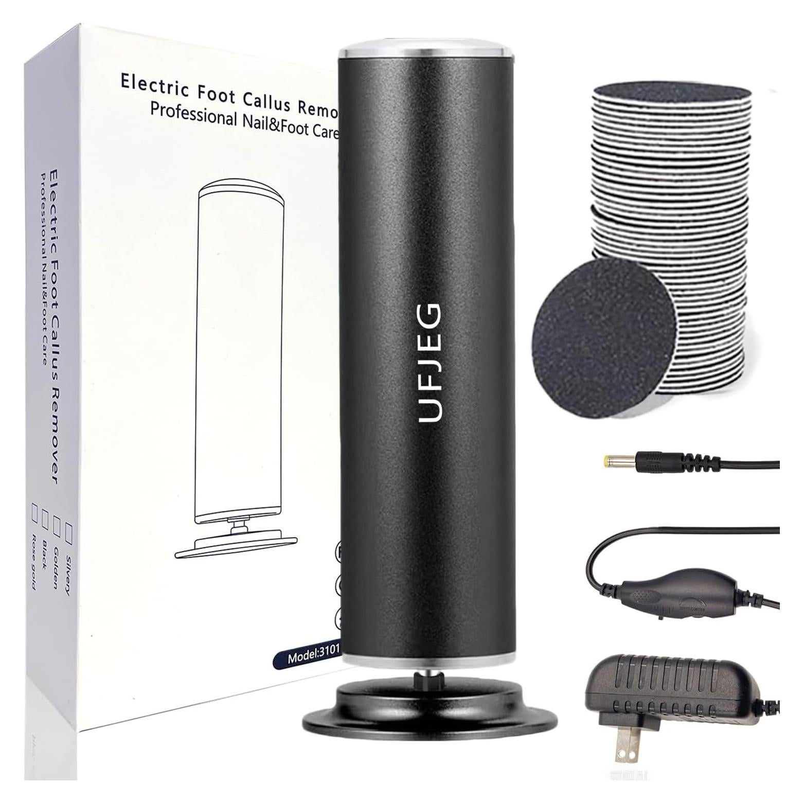 Removedor de Callos Eléctrico UFJEG con 60 Papeles de Lija