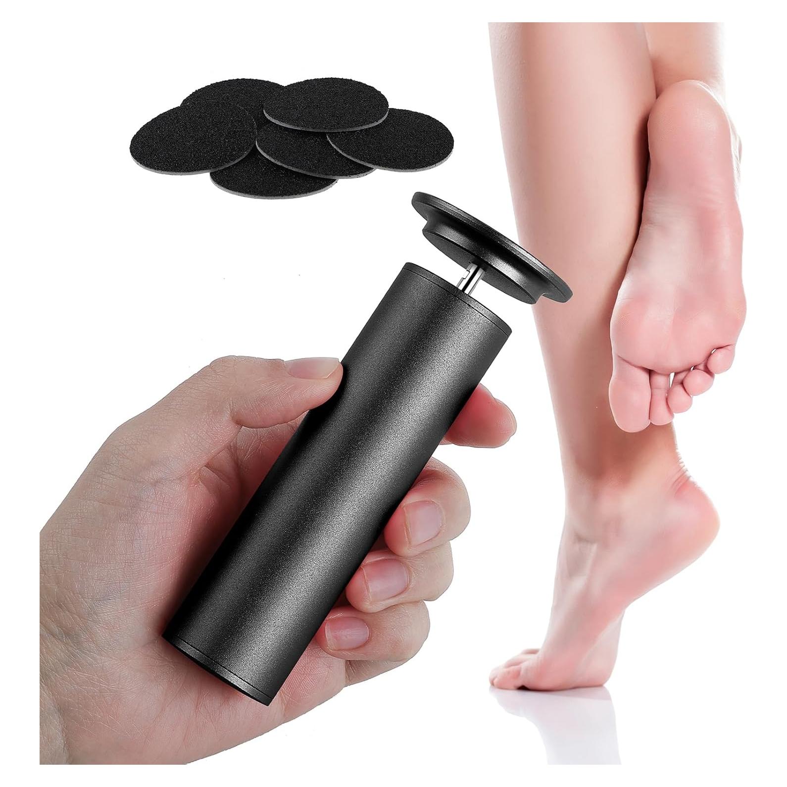 Removedor de Callos Eléctrico HsnChrm con 60 Discos de Lija