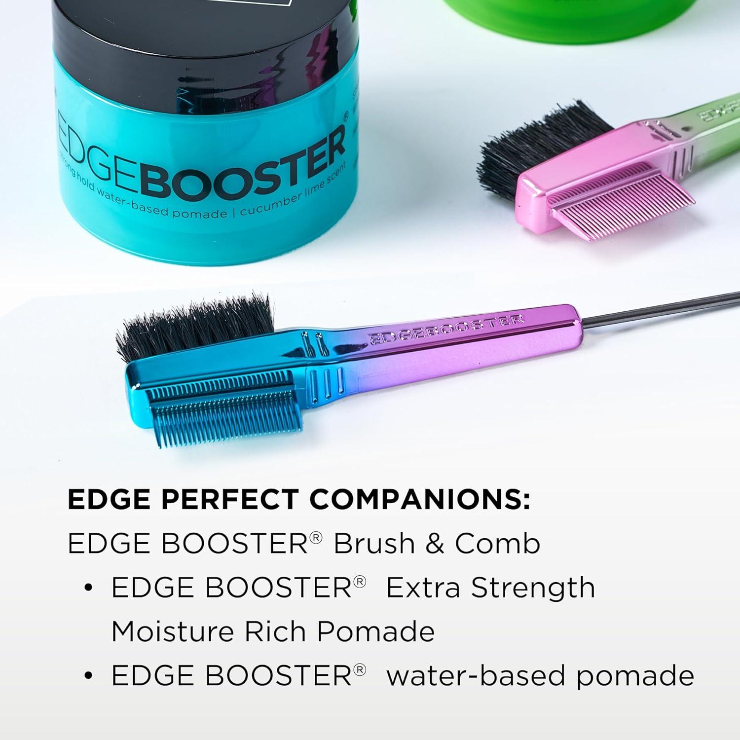 Cepillo y Peine EDGE BOOSTER Mini Azul/Púrpura - Cerdas de Jabalí