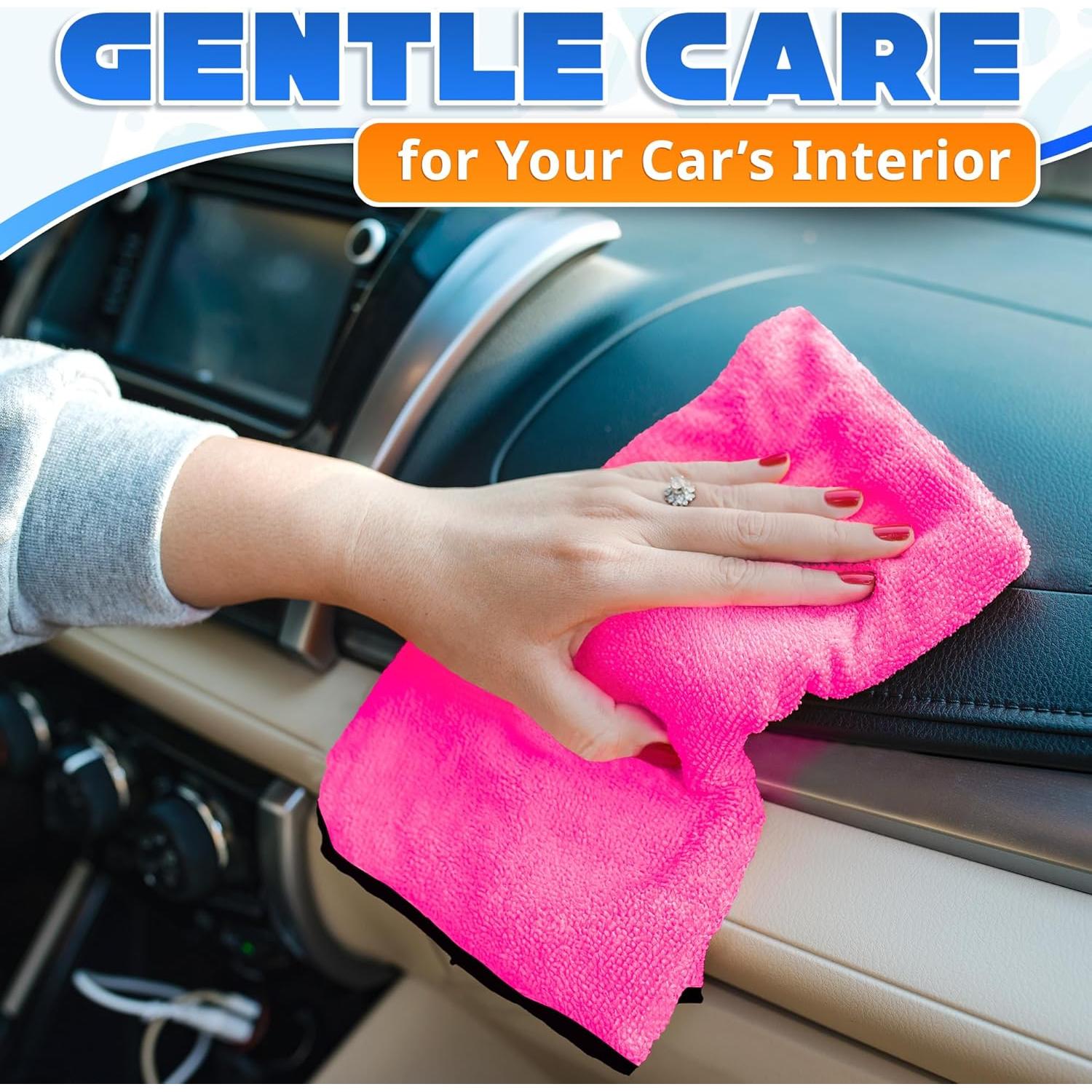 Paños de Microfibra VIKROM 30x30 cm - 5 Pcs Doble Capa