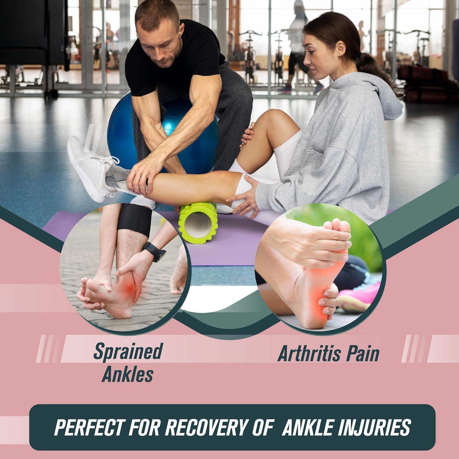 Férula de Soporte para Tobillo Xuysi - Ajustable, Gris