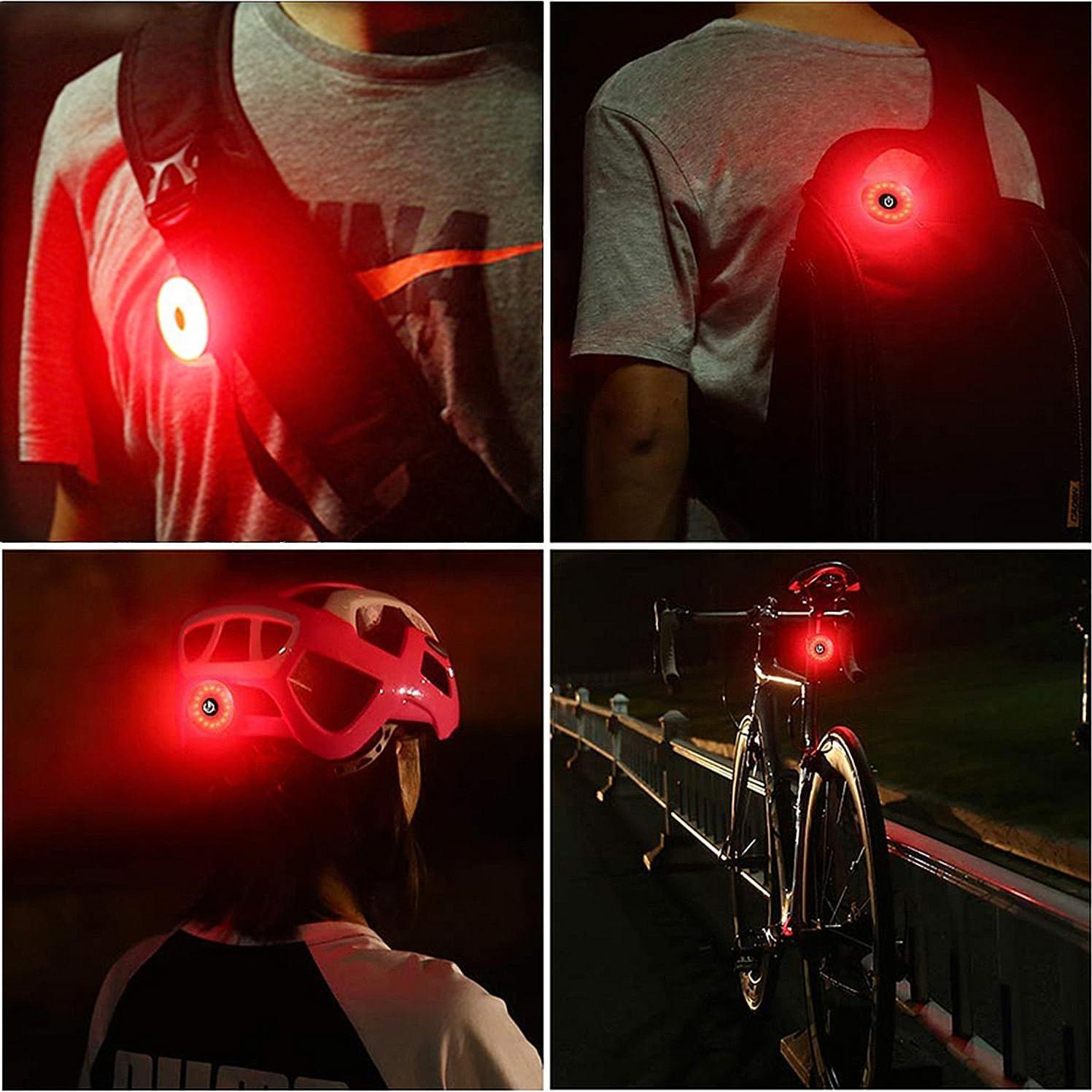 Luz Trasera de Bicicleta WASAGA LED Recargable USB Impermeable