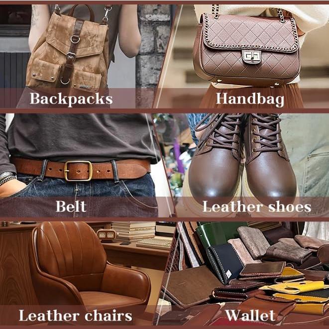 Kit de Costura de Cuero MORFEN con Perforadoras y Hilo Encerado