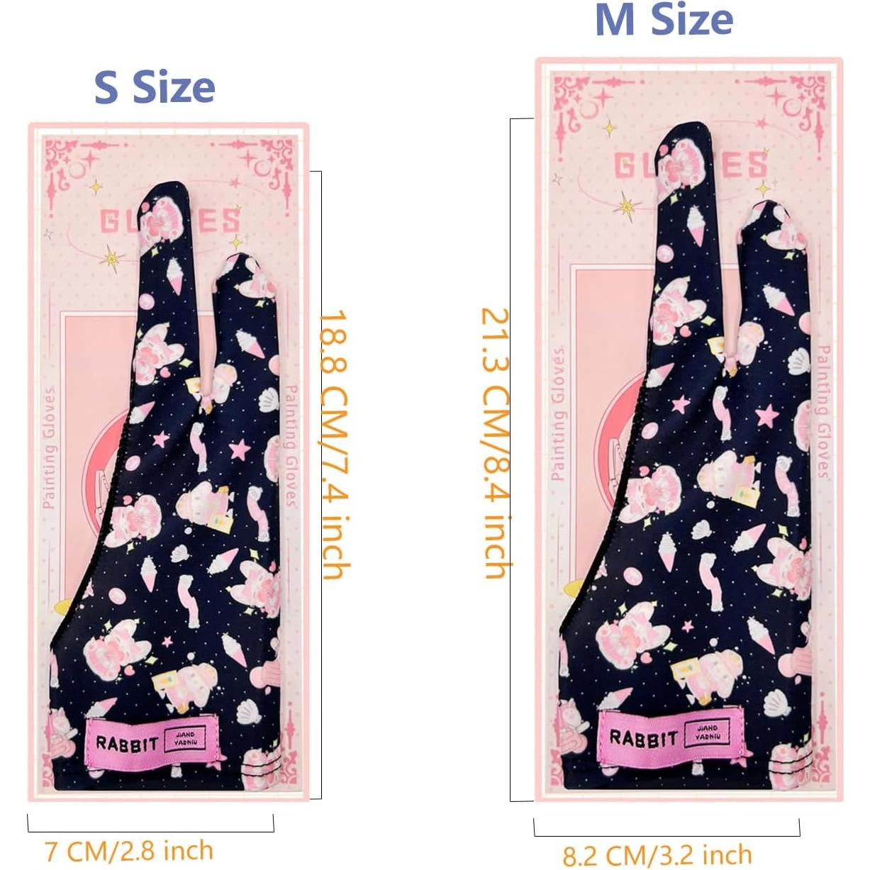 Guante de Dibujo Digital Vostoktech Blackpink 2 Dedos M