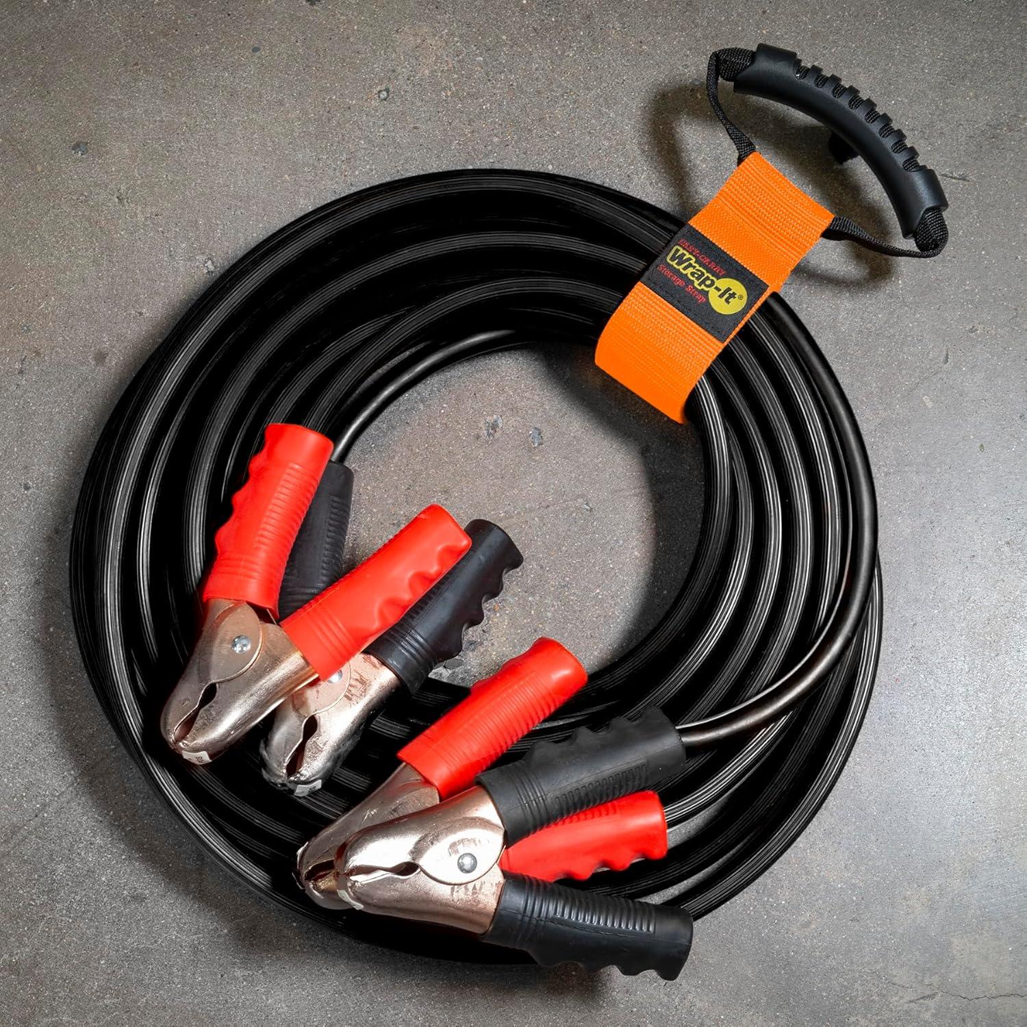 Correas de Almacenamiento Wrap-It 17" Naranja Brillante - 2 Piezas