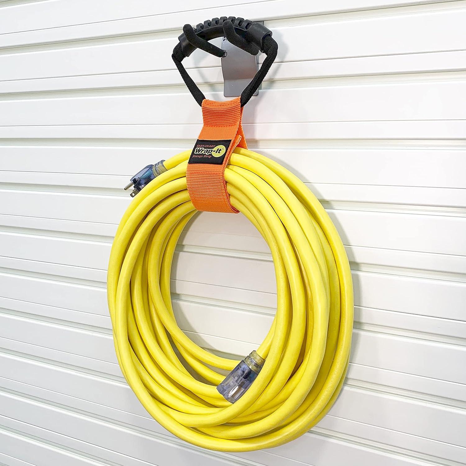 Correas de Almacenamiento Wrap-It 17" Naranja Brillante - 2 Piezas