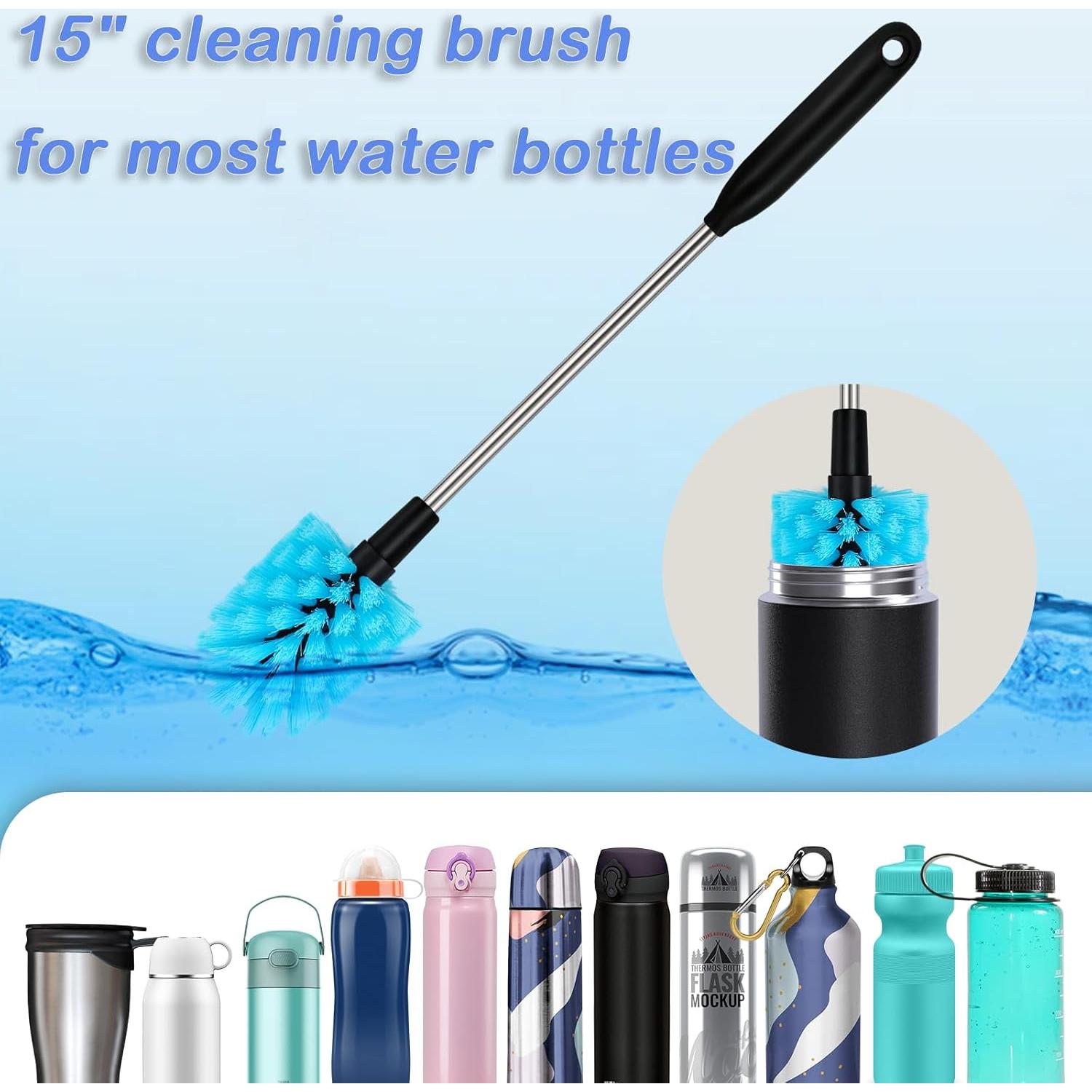 Cepillo para Botellas de Agua AIOUIERSCN 38 cm Acero Inoxidable