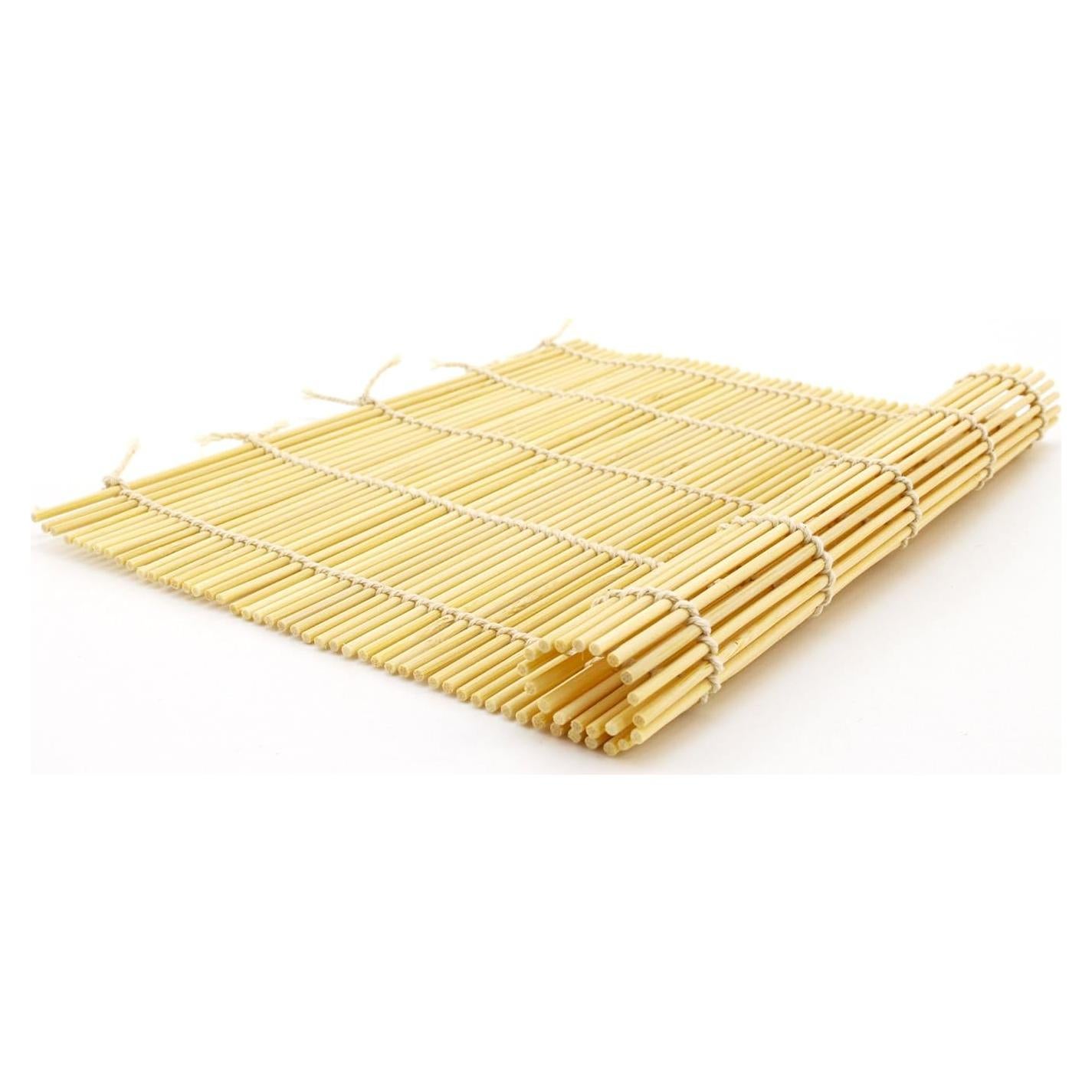 Estera de Sushi de Bambú Natural BambooMN 24.1x24.1 cm
