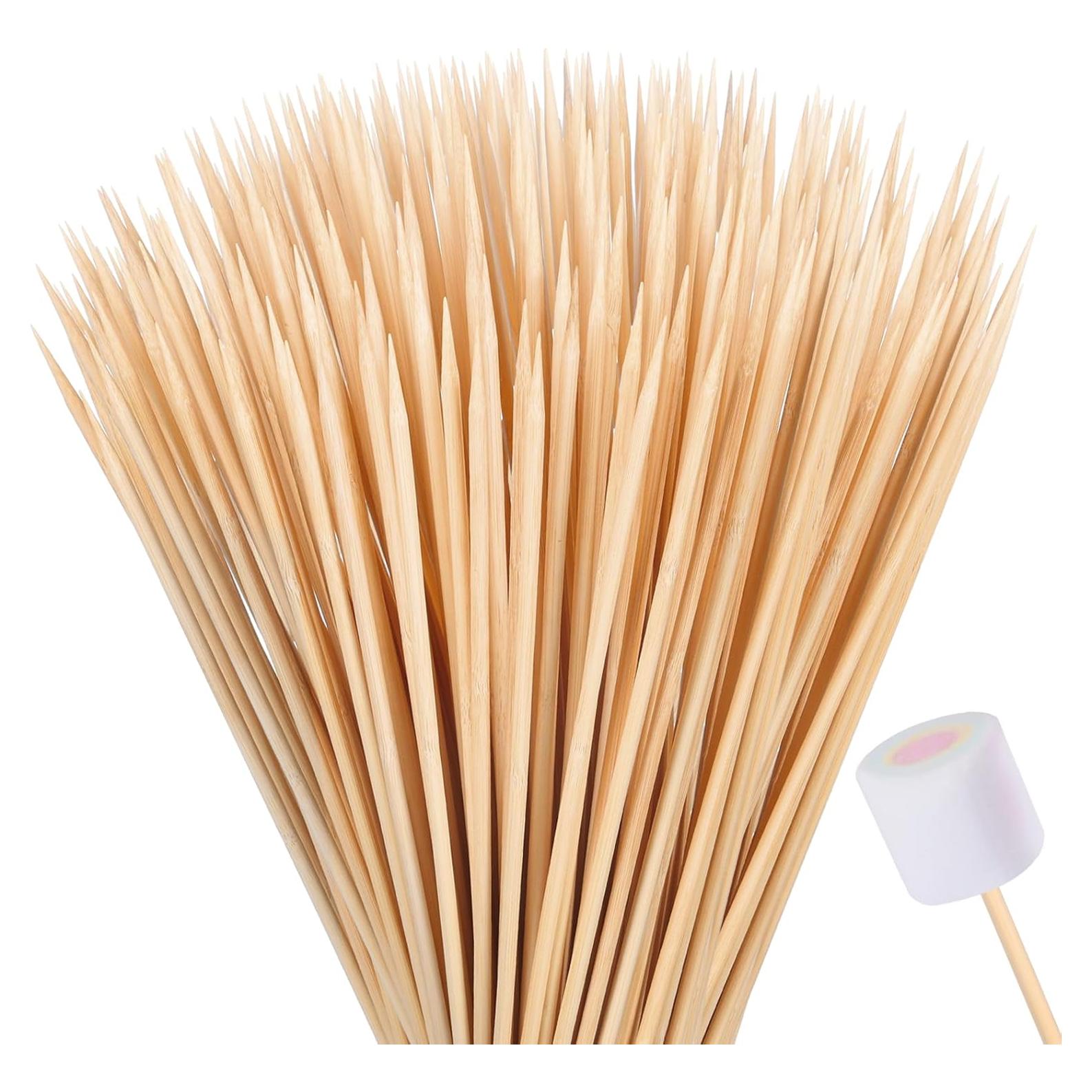 70 Palitos de Bambú para Asar Malvaviscos WSICSE 76 cm