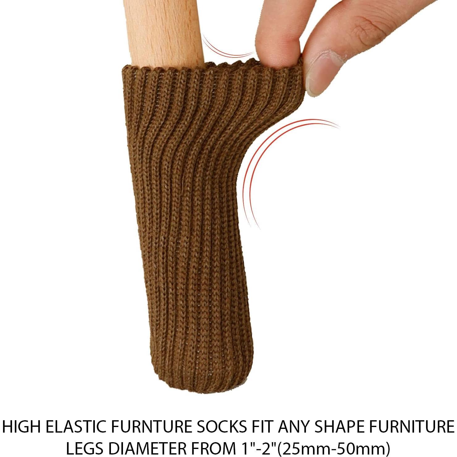 Protectores de patas de silla Hazeland 16 unidades antideslizantes