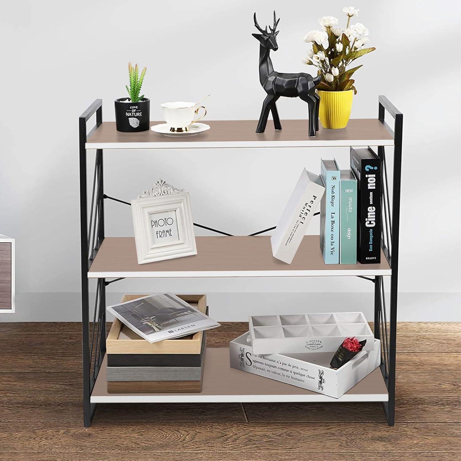 Forro de Estante No Adhesivo Smartshelf Beige 30x150 cm